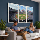 New York Mets Baseball Team Print - Citi Field Stadium Wall