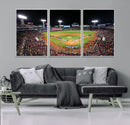 Fenway Park Wall Art Canvas Print | Large Baseball Stadium