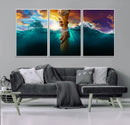 God Hand Wall Art Canvas Print