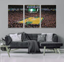 TD Garden Basketball Canvas Wall Art - Boston Celtics Live by MyGreatCanvas | Canvas Wall Art Prints | Photo Prints & Wall Decor