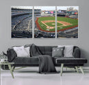 New York Yankees Baseball Team Print - Yankee Stadium Wall