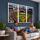 Yankee Stadium New York Wall Art Print | 3-Panel Canvas