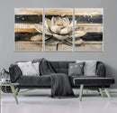 Lotus Flower Wall Art – Framed Abstract Floral Canvas by MyGreatCanvas | Canvas Wall Art Prints | Photo Prints & Wall Decor
