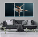 Ballet Dancer Wall Art – Framed Graceful Pose Canvas by MyGreatCanvas | Canvas Wall Art Prints | Photo Prints & Wall Decor