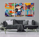 Pop Art Monopoly Man Canvas Wall Art Print - Bold and