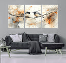 Beautiful Birds Wall Art – Framed Watercolor Branch Canvas by MyGreatCanvas | Canvas Wall Art Prints | Photo Prints & Wall Decor