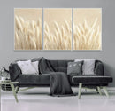 Grass Wall Art Print - Elegant Neutral Decor for Living
