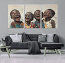 Shai Yossef Print - Joyful Childhood Canvas Wall Art -