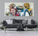 Shai Yossef Style Canvas Art - Joyful African Black Kids