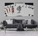 Poker Wall Art - Playing Cards Canvas Wall Art Print - Ace by MyGreatCanvas | Canvas Wall Art Prints | Photo Prints & Wall Decor