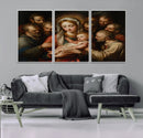 Religious Canvas Wall Art Print - Madonna and Child with