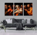 Religious Canvas Wall Art Print - Madonna and Child with