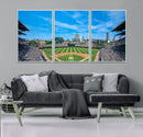 Wrigley Field Chicago Cubs Panoramic Art Multi-Piece Canvas