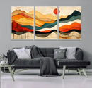Abstract Mountain Wall Art – Framed Colorful Landscape by MyGreatCanvas | Canvas Wall Art Prints | Photo Prints & Wall Decor