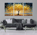 Golden Autumn Tree Wall Art – Framed Fall Leaves Canvas by MyGreatCanvas | Canvas Wall Art Prints | Photo Prints & Wall Decor
