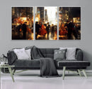 Abstract Jazz Art Wall Art Canvas Print – Colorful Musical