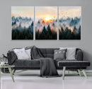 Abstract Forest Wall Art - Serene Nature Canvas Print with by MyGreatCanvas | Canvas Wall Art Prints | Photo Prints & Wall Decor