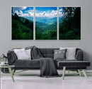 Tropical Jungle Wall Art Canvas Print – Framed Lush Valley by MyGreatCanvas | Canvas Wall Art Prints | Photo Prints & Wall Decor