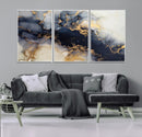 Black Marble Wall Art Canvas Print – Framed Abstract Gold by MyGreatCanvas | Canvas Wall Art Prints | Photo Prints & Wall Decor