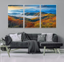 Autumn Mountains Wall Art, Vibrant Fall Foliage Landscape by MyGreatCanvas | Canvas Wall Art Prints | Photo Prints & Wall Decor