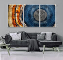 Abstract Tree Rings Wall Art Canvas Print – Modern Wood by MyGreatCanvas | Canvas Wall Art Prints | Photo Prints & Wall Decor