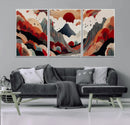 Abstract Mountain Wall Art Canvas Print – Vibrant Stylized by MyGreatCanvas | Canvas Wall Art Prints | Photo Prints & Wall Decor