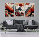 Abstract Mountain Wall Art – Framed Vibrant Landscape Canvas by MyGreatCanvas | Canvas Wall Art Prints | Photo Prints & Wall Decor