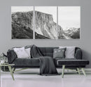 El Capitan Wall Art Canvas Print – Framed Yosemite Cliff
