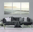 Coastal Cliffs Wall Art Canvas Print – Misty Ocean Seascape