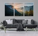 Yosemite Valley Wall Art Canvas Print – Framed Mountain