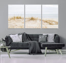 Beach Dunes Wall Art Canvas Print – Framed Serene Coastal