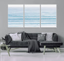 Ocean Wave Surfer Wall Art – Framed Minimal Seascape Canvas by MyGreatCanvas | Canvas Wall Art Prints | Photo Prints & Wall Decor