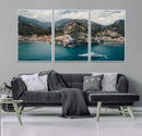 Amalfi Coast Wall Art – Framed Italian Seaside Canvas by MyGreatCanvas | Canvas Wall Art Prints | Photo Prints & Wall Decor
