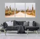 Desert Cactus Wall Art – Framed Southwestern Canvas Artwork, by MyGreatCanvas | Canvas Wall Art Prints | Photo Prints & Wall Decor
