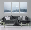 Winter Forest Wall Art Canvas Print – Framed Snowy Landscape by MyGreatCanvas | Canvas Wall Art Prints | Photo Prints & Wall Decor