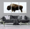 Bison Wall Art Canvas Print – Framed Western Wildlife by MyGreatCanvas | Canvas Wall Art Prints | Photo Prints & Wall Decor