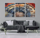 Tree Rings Wall Art Canvas Print – Framed Wood Art Picture by MyGreatCanvas | Canvas Wall Art Prints | Photo Prints & Wall Decor