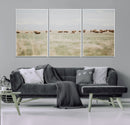 Bison Herd Wall Art Canvas Print – Framed Western Bison