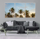 Palm Trees Wall Art Canvas Print – Framed Tropical Vibes by MyGreatCanvas | Canvas Wall Art Prints | Photo Prints & Wall Decor