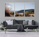 Rustic Landscape Wall Art Canvas Print – Serene Valley Scene