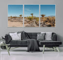 Joshua Tree Wall Art Canvas Print – Framed Desert Landscape