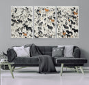 Wild Horse Stampede Wall Art Canvas Print – Monochrome by MyGreatCanvas | Canvas Wall Art Prints | Photo Prints & Wall Decor