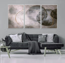 Abstract Grey Gold Wall Art – Modern Geometric Canvas by MyGreatCanvas | Canvas Wall Art Prints | Photo Prints & Wall Decor