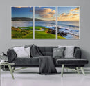 Pebble Beach Golf Links Wall Art Canvas Print – Iconic by MyGreatCanvas | Canvas Wall Art Prints | Photo Prints & Wall Decor