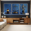 Legal Justice Wall Art Canvas Print – Gavel, Scales & Lady by MyGreatCanvas | Canvas Wall Art Prints | Photo Prints & Wall Decor