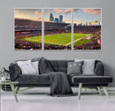 Chicago Bears Soldiers Field Wall Art Canvas Print – Framed