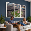 Chicago Bears Soldiers Field Wall Art Canvas Print – Framed