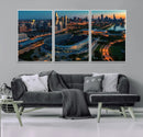 Chicago Bears Soldiers Field Wall Art Canvas Print – Framed