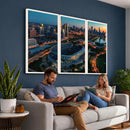 Chicago Bears Soldiers Field Wall Art Canvas Print – Framed