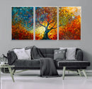 Yggdrasil Tree of Life Mosaic Stained Glass Wall Art, Tree